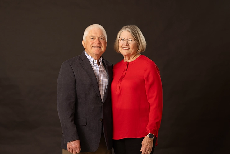 A professional photo of SEMO's 2026 Friends of the University, John and Martha Freeze.